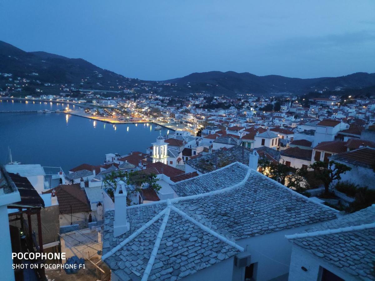 Kastro House Villa Skopelos Town Bagian luar foto