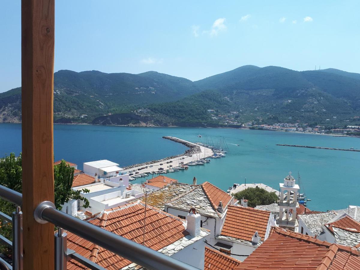 Kastro House Villa Skopelos Town Bagian luar foto
