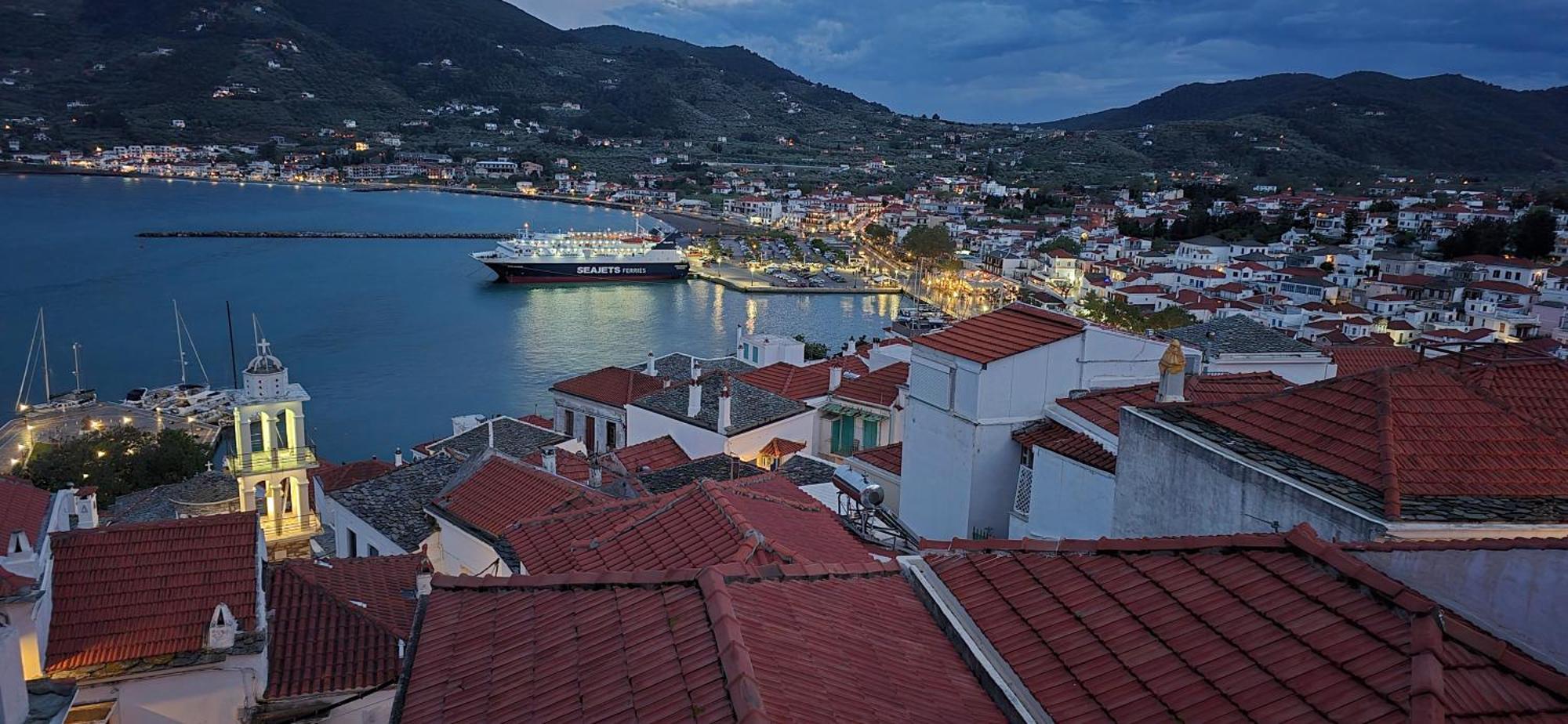 Kastro House Villa Skopelos Town Bagian luar foto